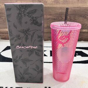 Limited Edition Starbucks X Blackpink Cold Cup Tumbler With Straw